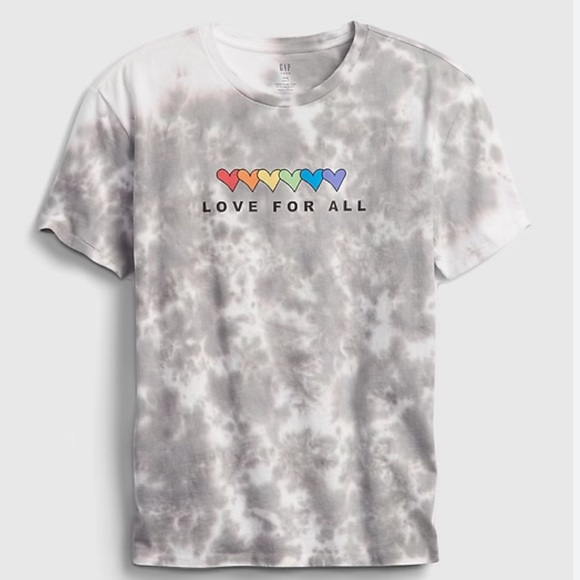 GAP - love for all tee - pride tshirt - Picture 1 of 4